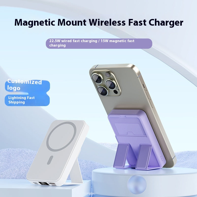 Magnetische kabellose Powerbank mit Halterung