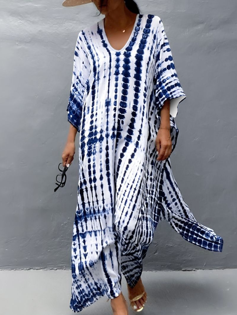Resortkleid mit Geometermuster