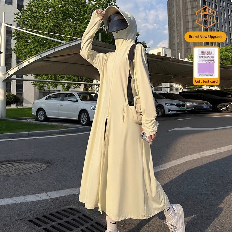 UV-Schutz Sommerkleid mit Taillenbetonung