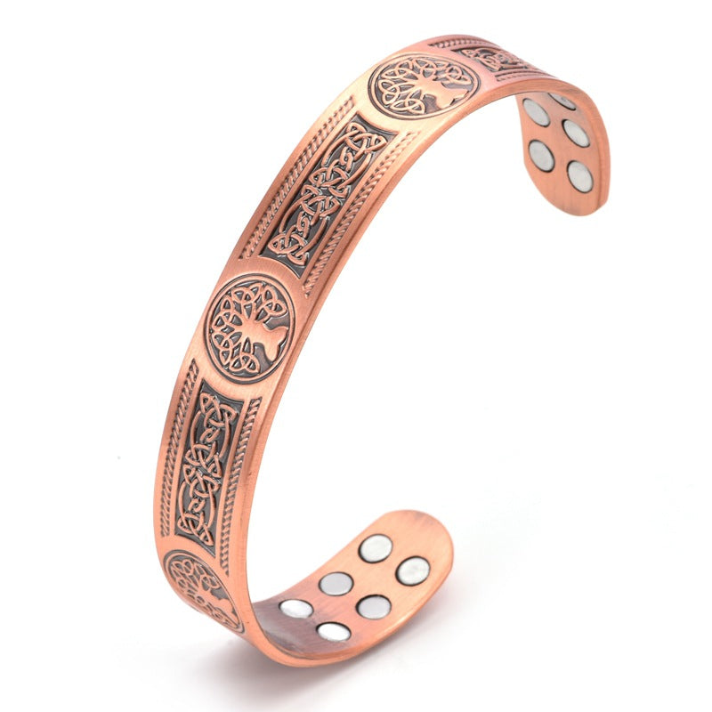 Magnetisches Lebensbaum-Kupferarmband – Bild 9 | LuxeStyle