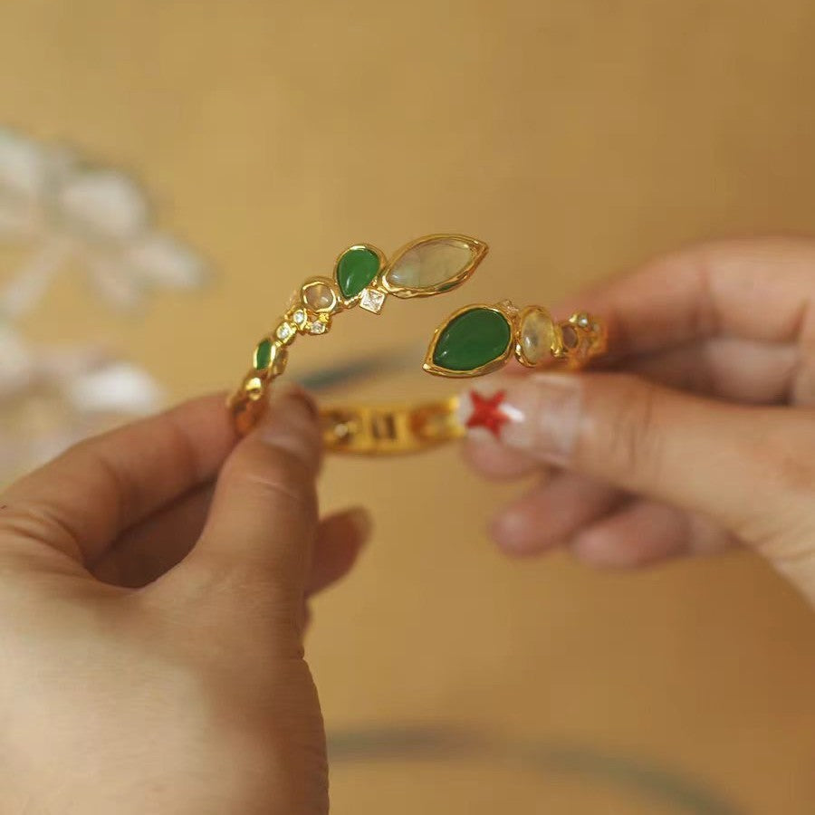 Vintage Armband Grün