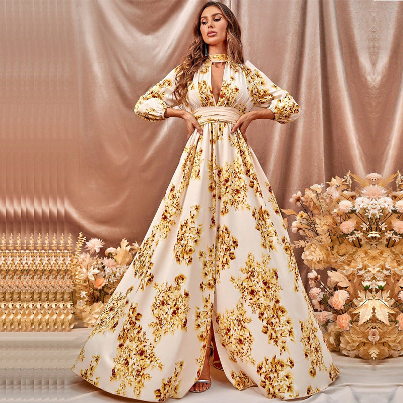 Vintage Blumenkleid im französischen Stil – Bild 3 | LuxeStyle