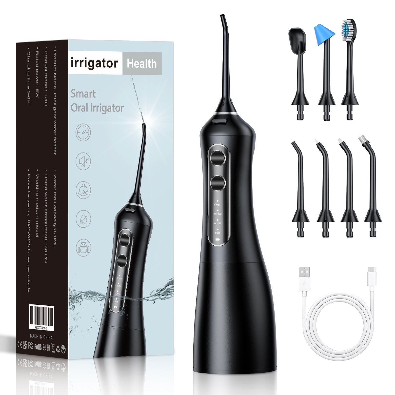 Tragbares Water Flosser Set