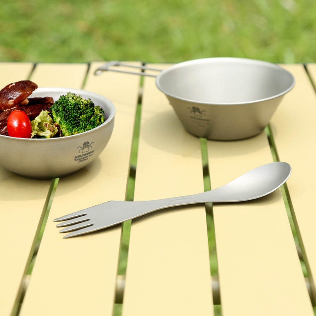 Titan-Besteck-Set 3-in-1, Grau