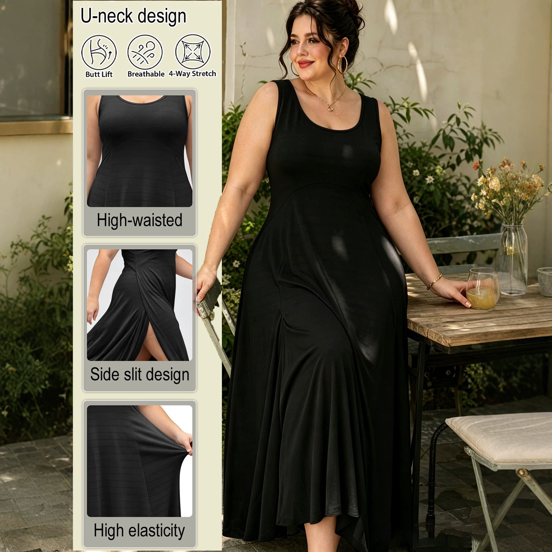 Lange, lässige Sundress