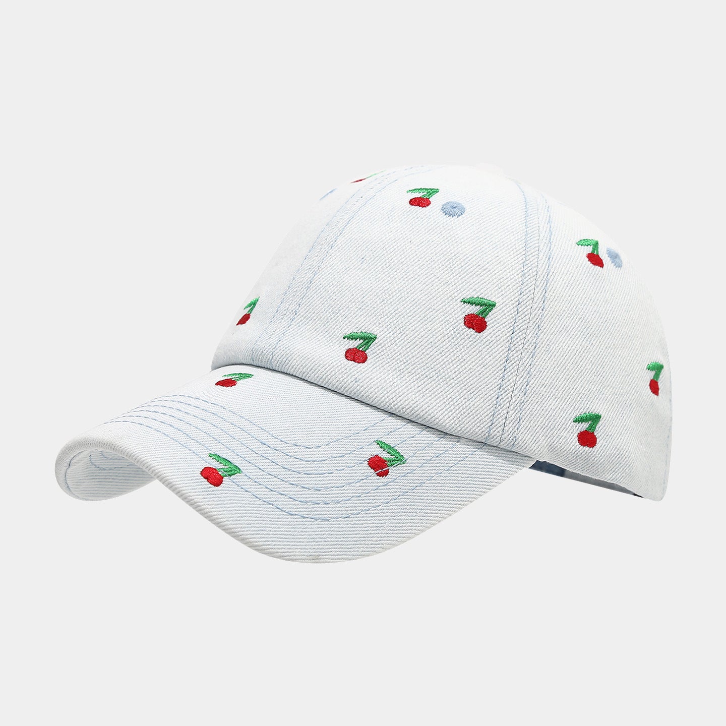 Baseball Cap mit Stickerei und Distressed-Look