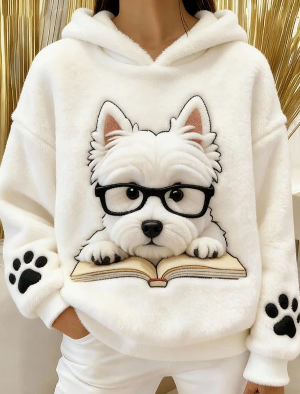 3D-Print Hoodie mit Doppeltasche für Katzen