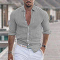 Herren Hemd aus Baumwolle und Leinen – Bild 19 | LuxeStyle