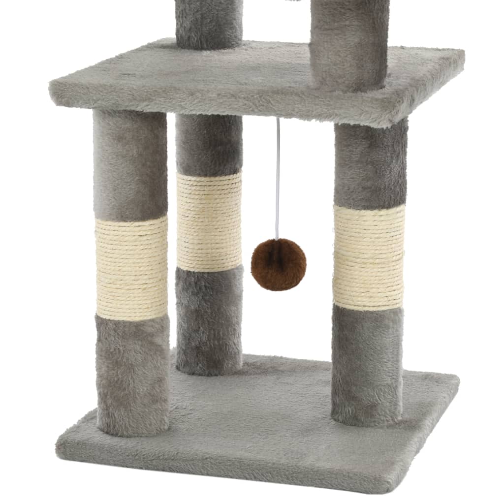 Katzenkratzbaum mit Sisalsäulen, 65 cm