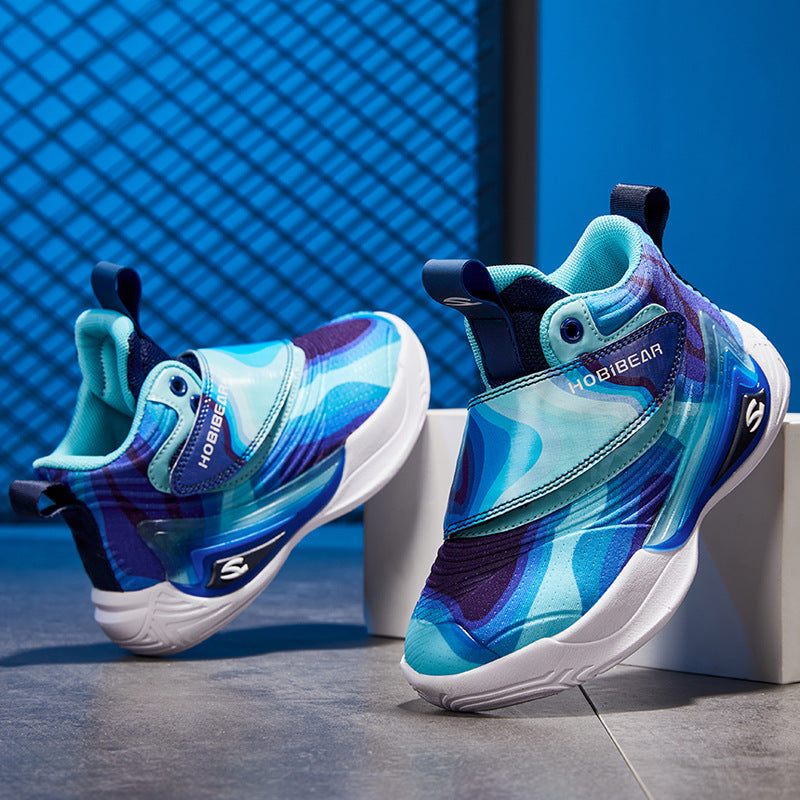 Kinder Basketball- & Freizeitschuhe mit Klett – Bild 5 | LuxeStyle
