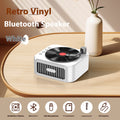 Retro Bluetooth-Lautsprecher mit Plattenspieler-Design
