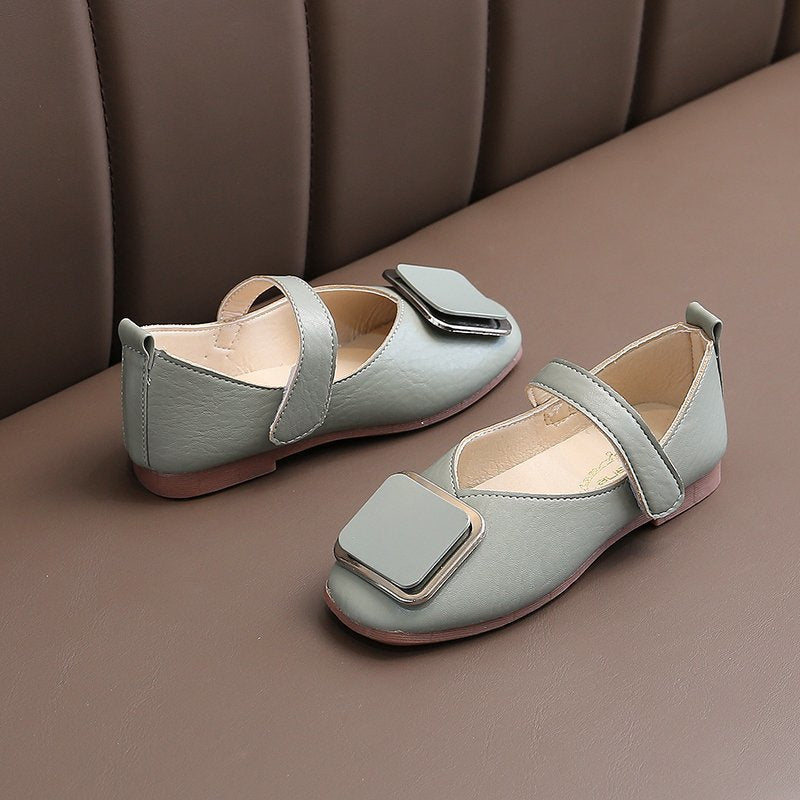 Retro Lederimitat Ballerinas für Mädchen – Bild 3 | LuxeStyle