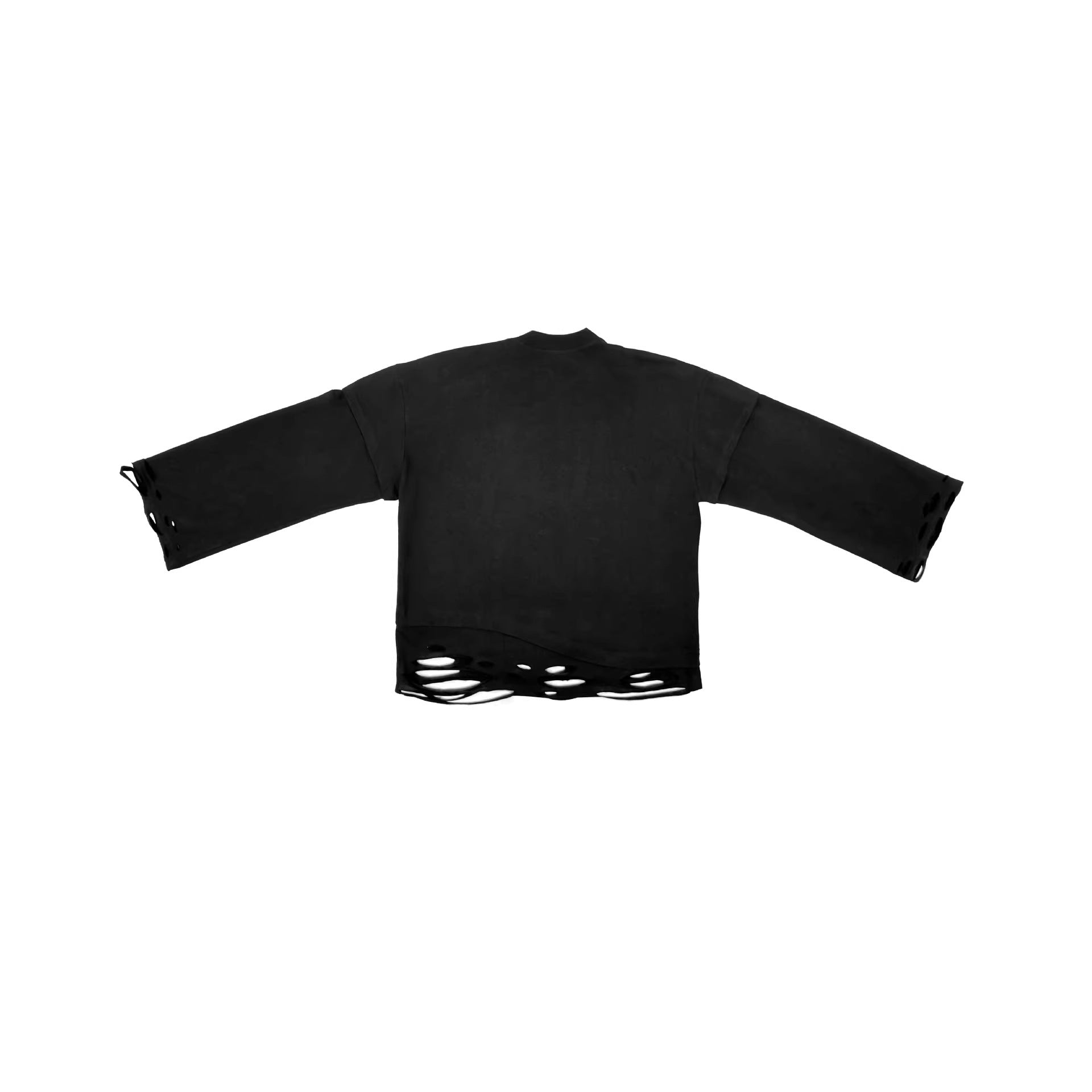Langarmshirt mit Rundhals und "No Smoking"-Print