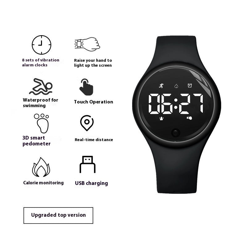 Elektronische Armbanduhr mit Vibrationsalarm