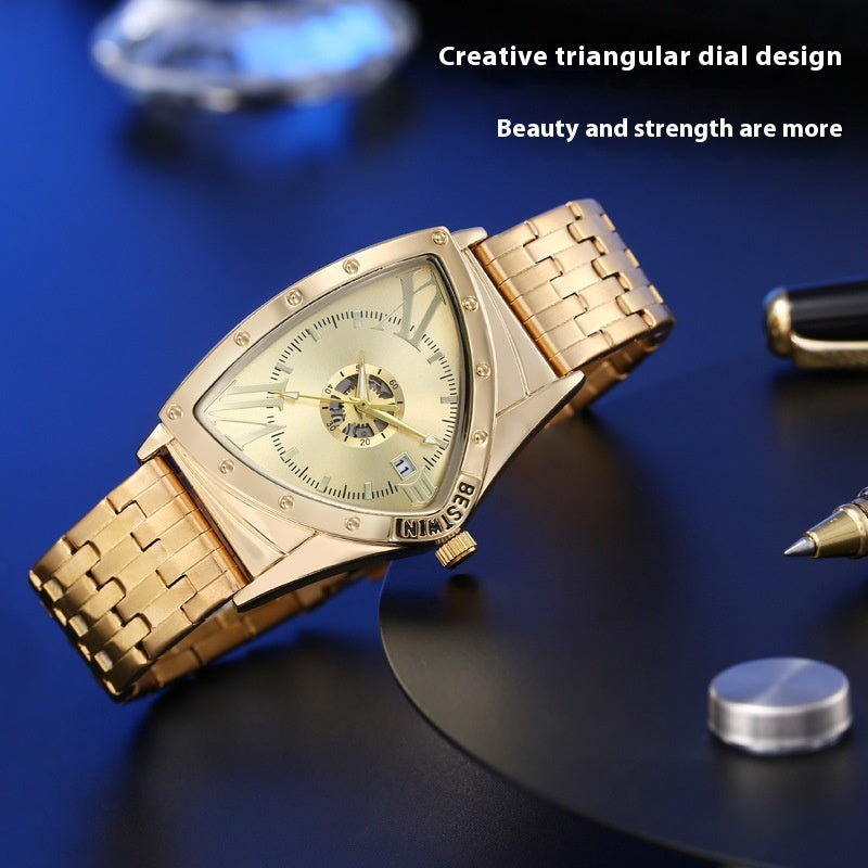 Wasserdichte Herrenuhr aus Edelstahl