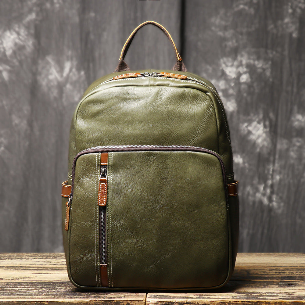Lederrucksack aus Rindsleder – Bild 3 | LuxeStyle