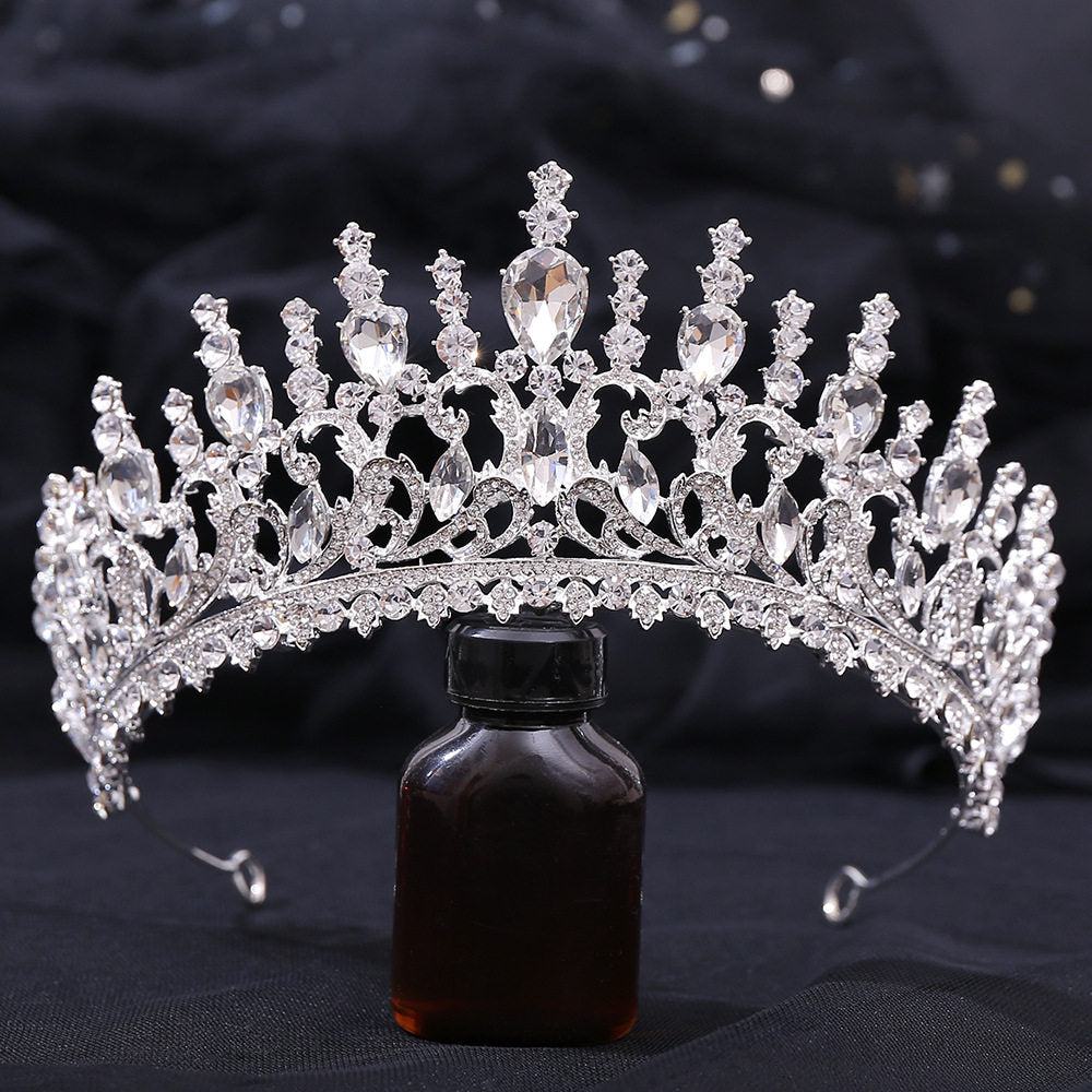 Barocke Kristall-Tiara für Hochzeiten