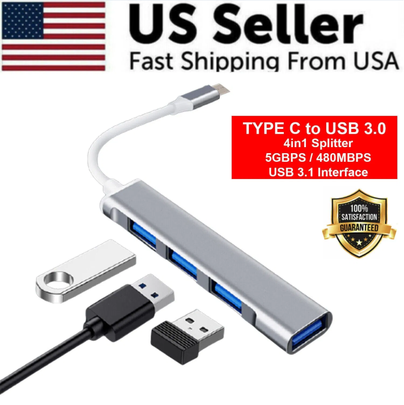 Multiport USB-C Hub für MacBook Pro/Air