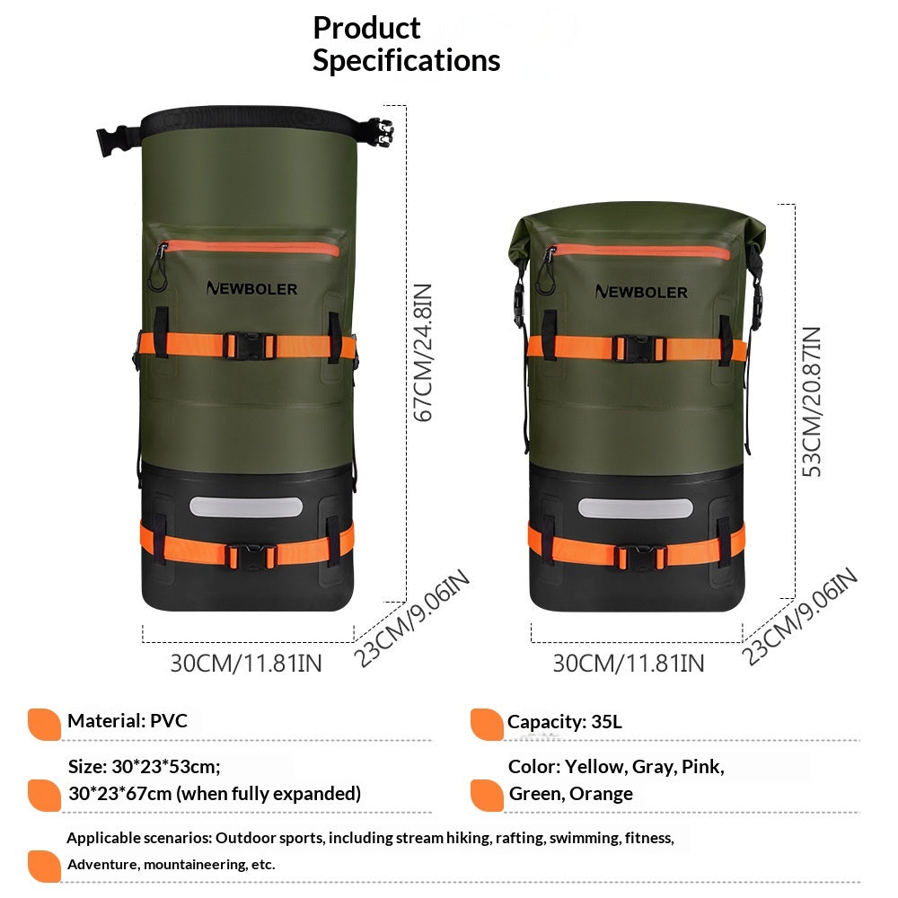 Wasserdichter Outdoor-Rucksack 35L