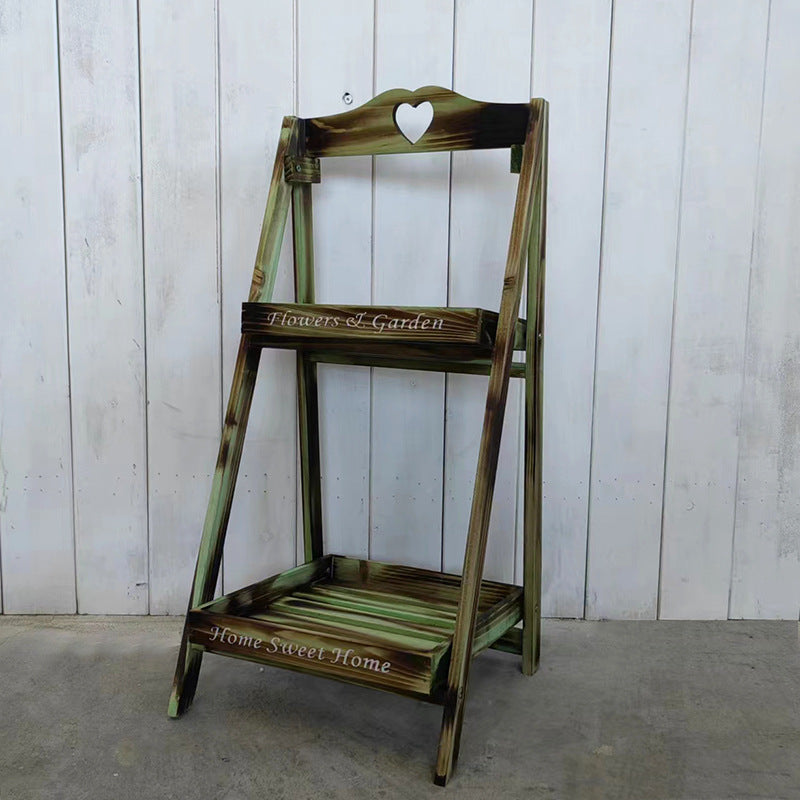 Retro Mehrschichtiges Holzregal – Bild 10 | LuxeStyle