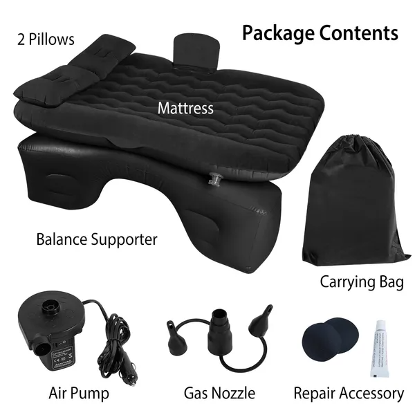 Reise-Airbett mit DC-Pumpe für Auto & Camping
