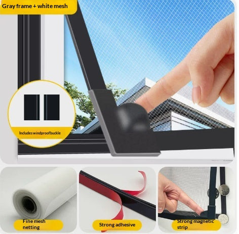 Magnetisches Fliegengitter für Fenster