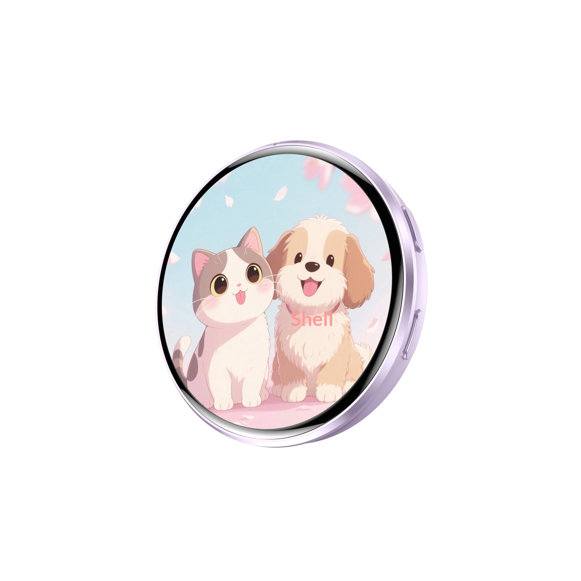 Elektronisches Anime-Badge mit Display