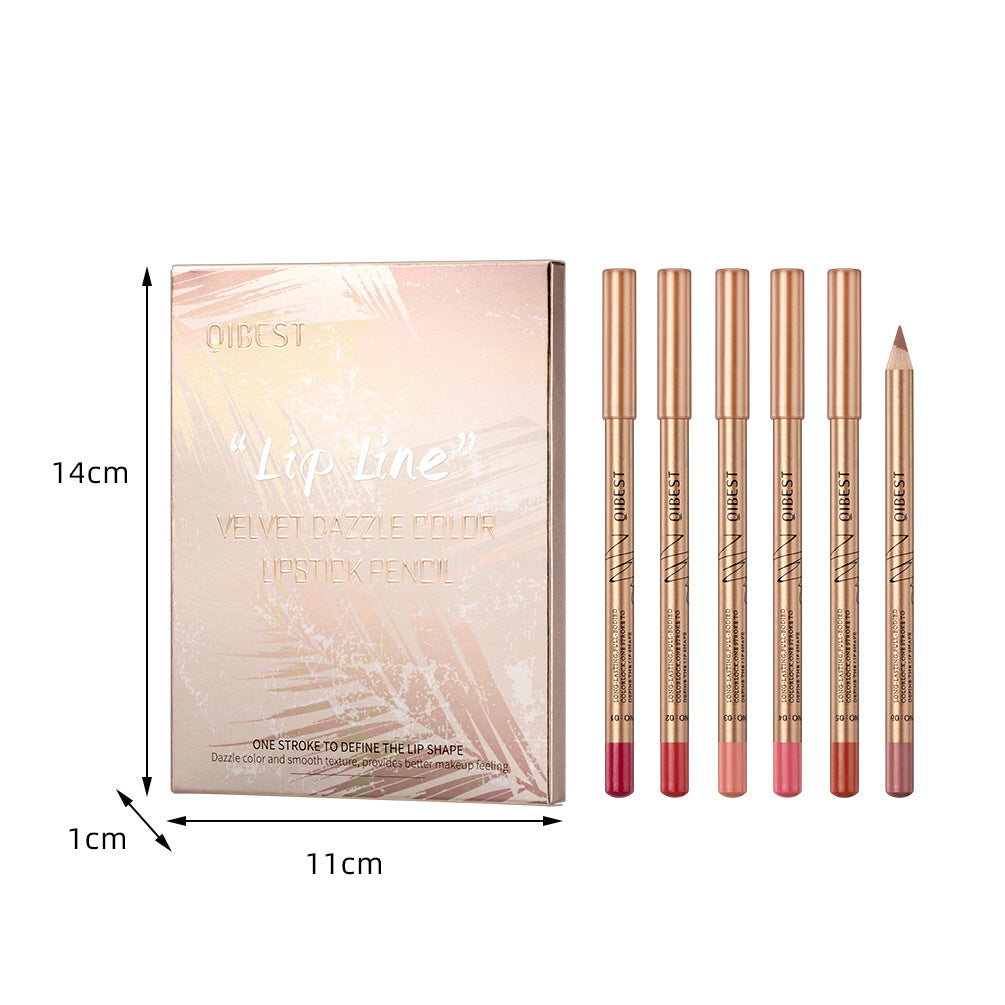 Farbenfrohes langanhaltendes Lipliner-Set