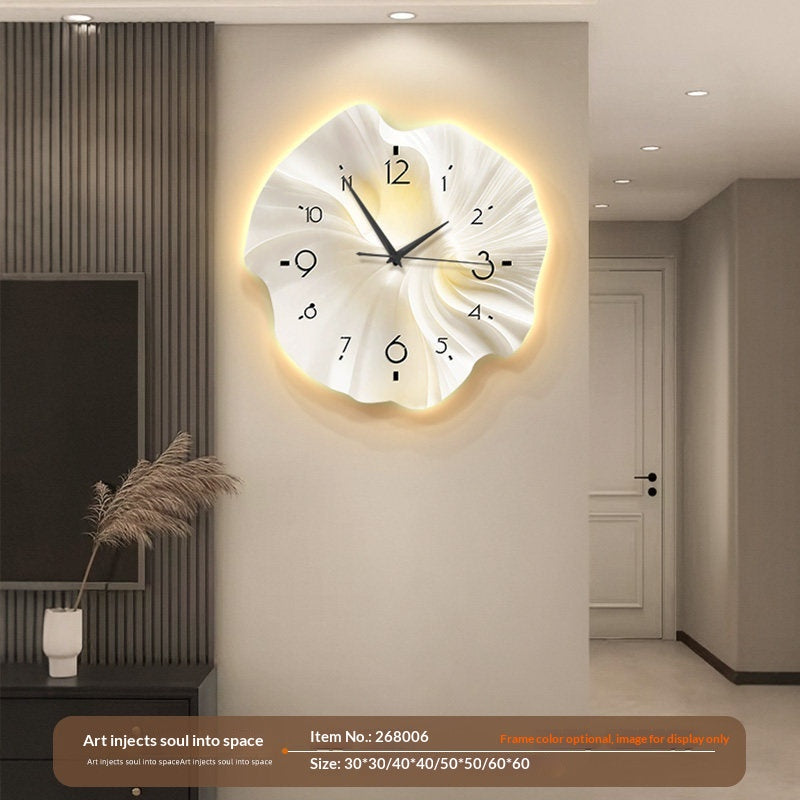 Stille abstrakte 3D Wanduhr