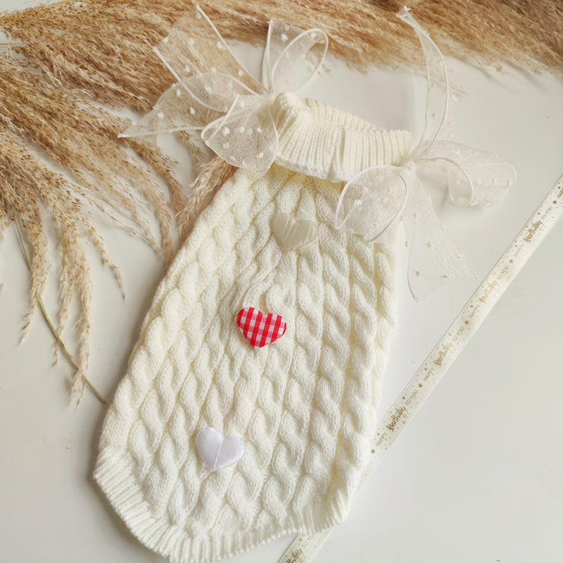 Katzenpullover – Weinrot | LuxeStyle