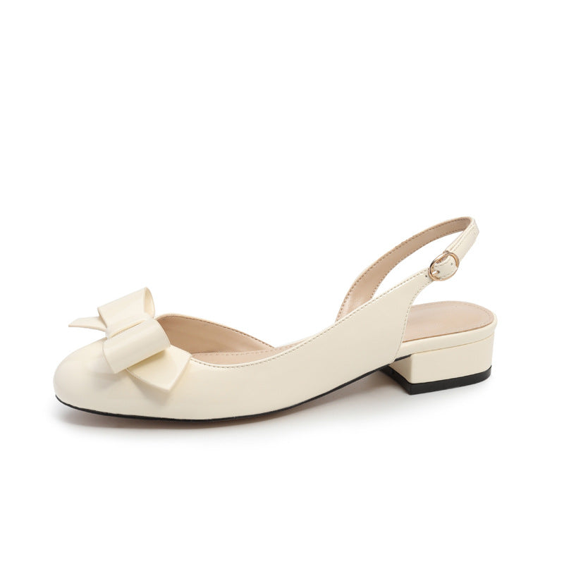 Retro Chunky-Heel Sandalen