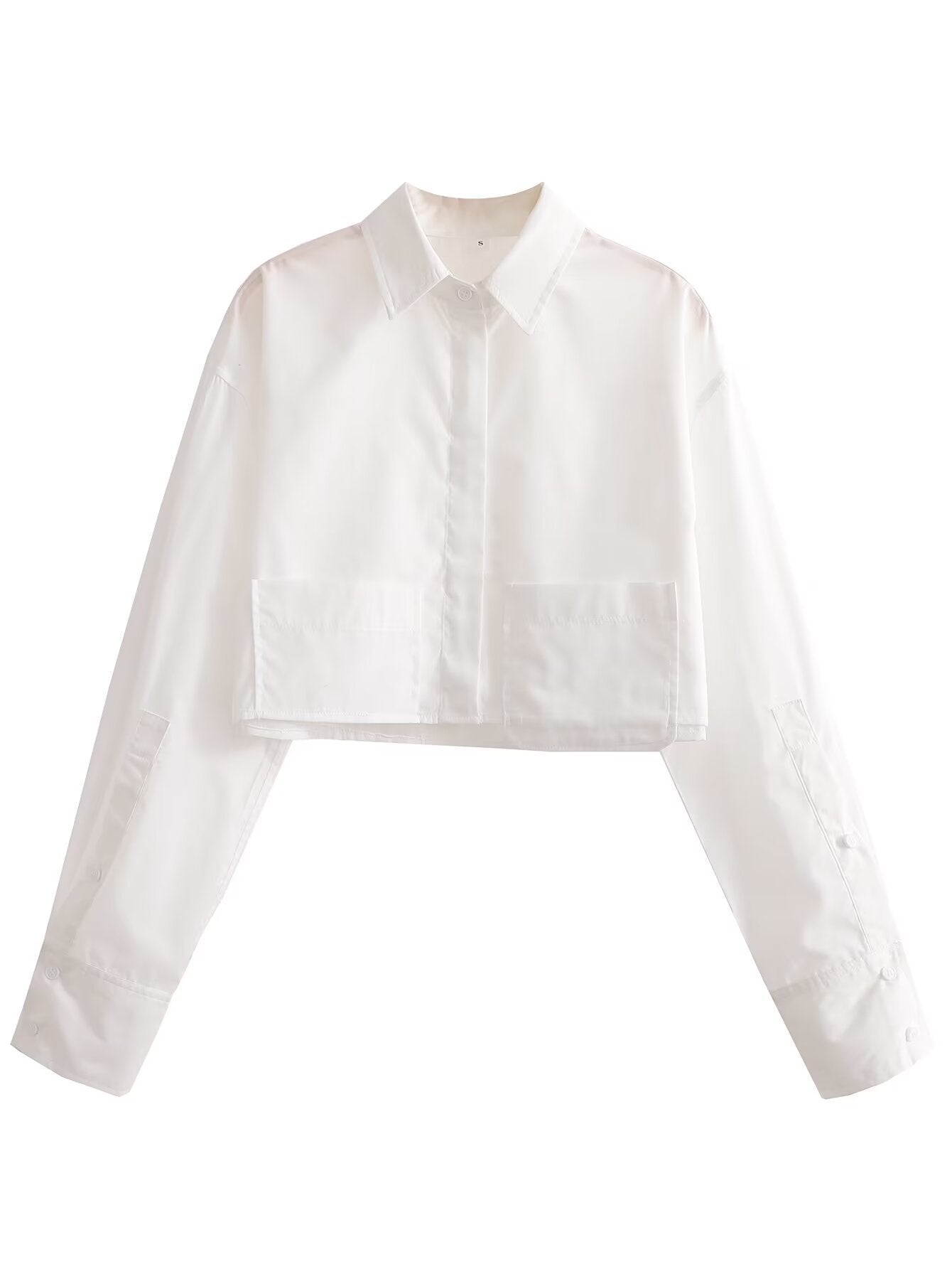 Kurzarmige Bluse