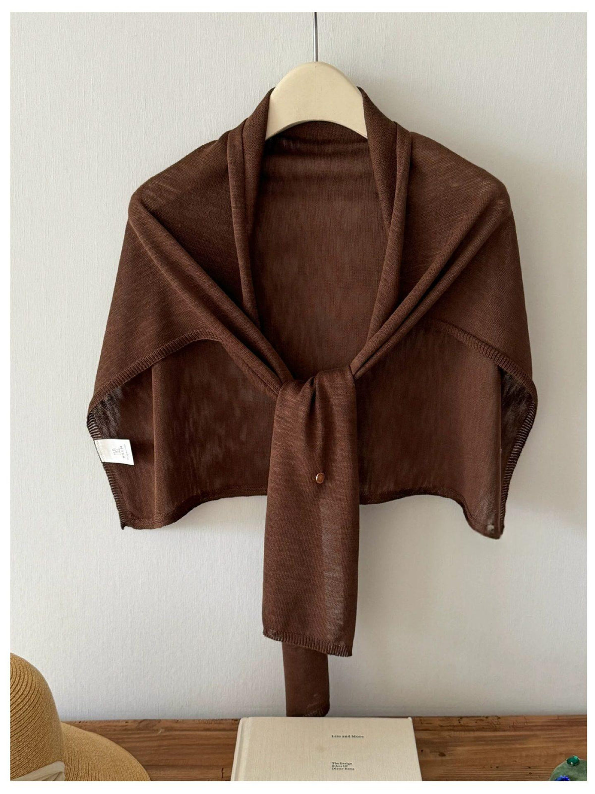Bambus-Section Leinen Viskose Cape für Damen | LuxeStyle
