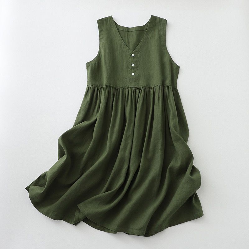 Ärmelloses Midikleid in A-Linie, Übergrössen – Bild 4 | LuxeStyle
