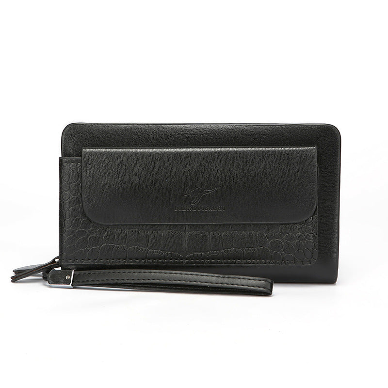Große Lederhandtasche