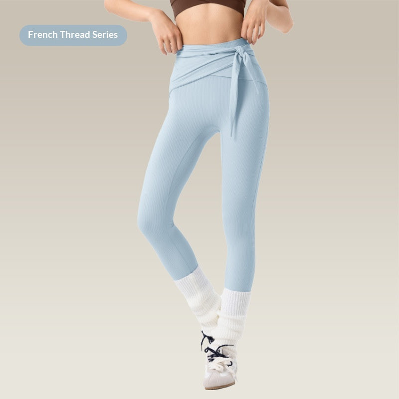 High-Waist Yoga Leggings mit Shaping-Effekt