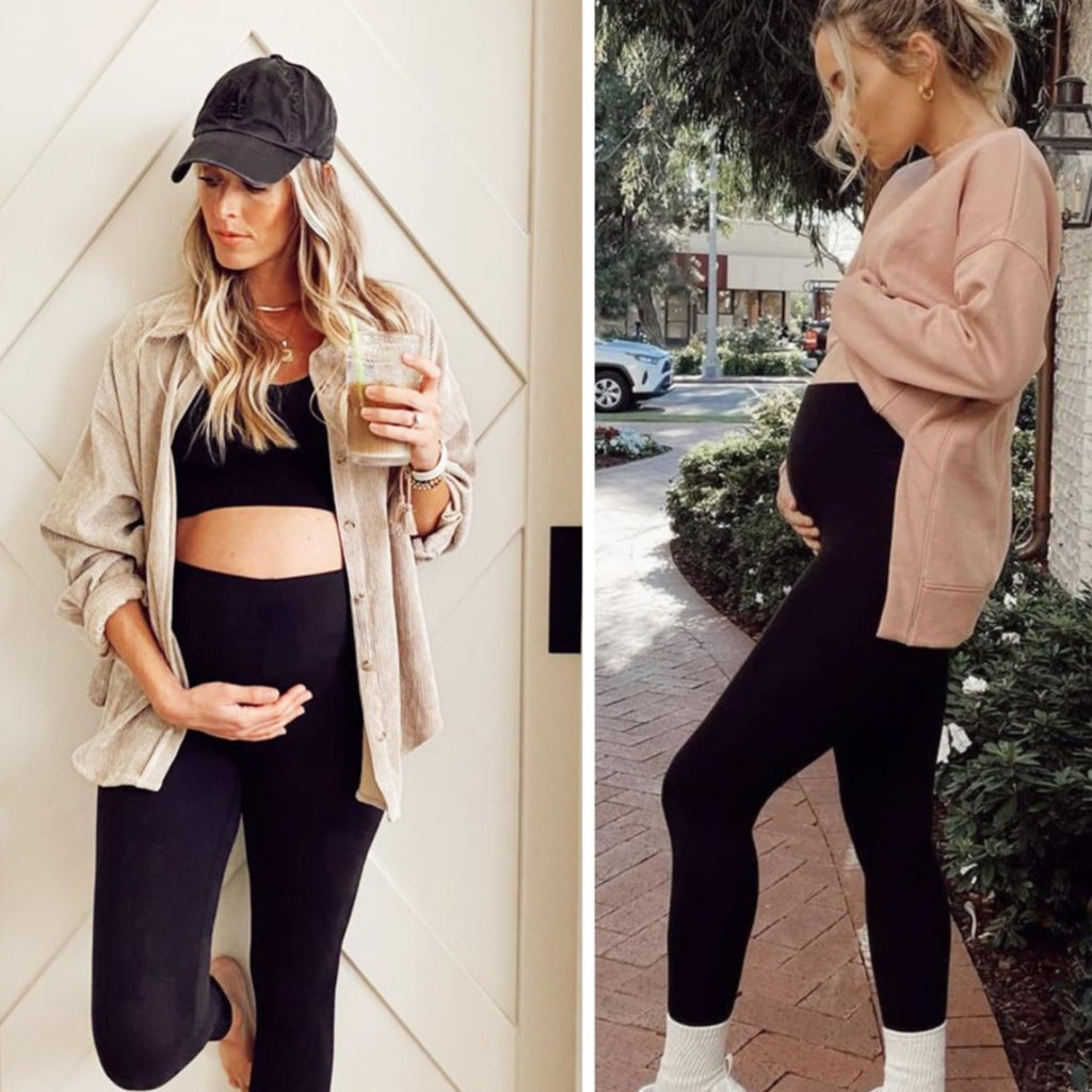 Gefütterte Leggings mit Bauchstütze