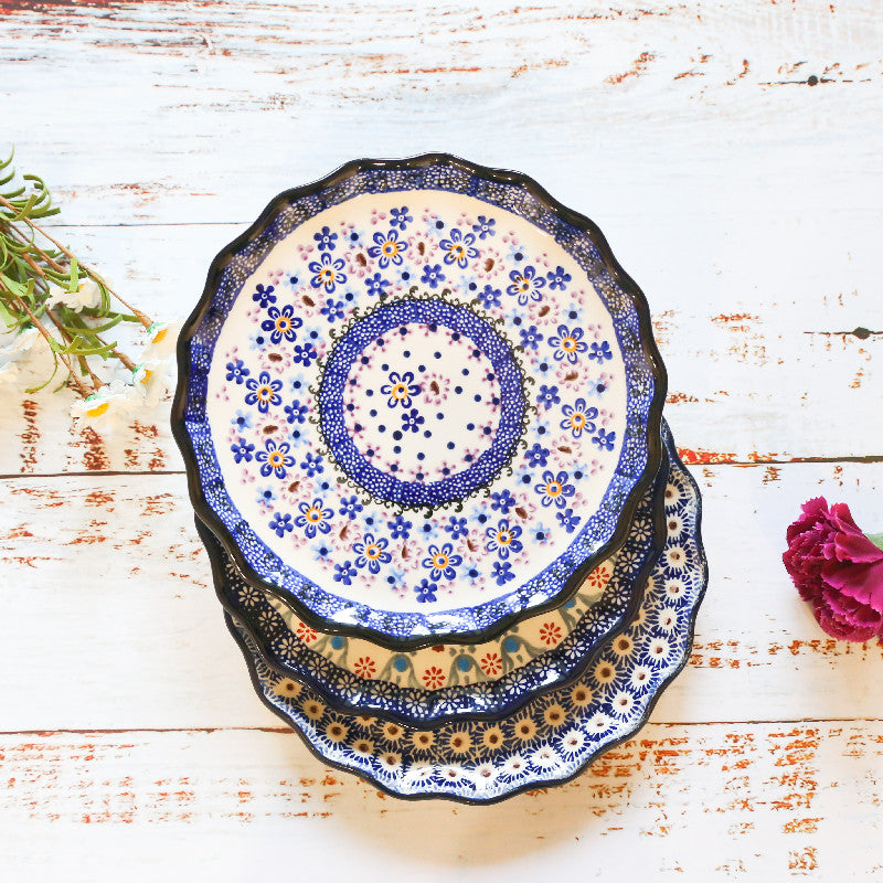 Porzellanplatte mit Unterglas-Design 21,5 cm – Bild 3 | LuxeStyle