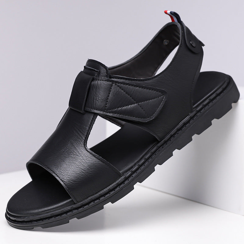 Herren Freizeit-Sandalen aus Kunstleder