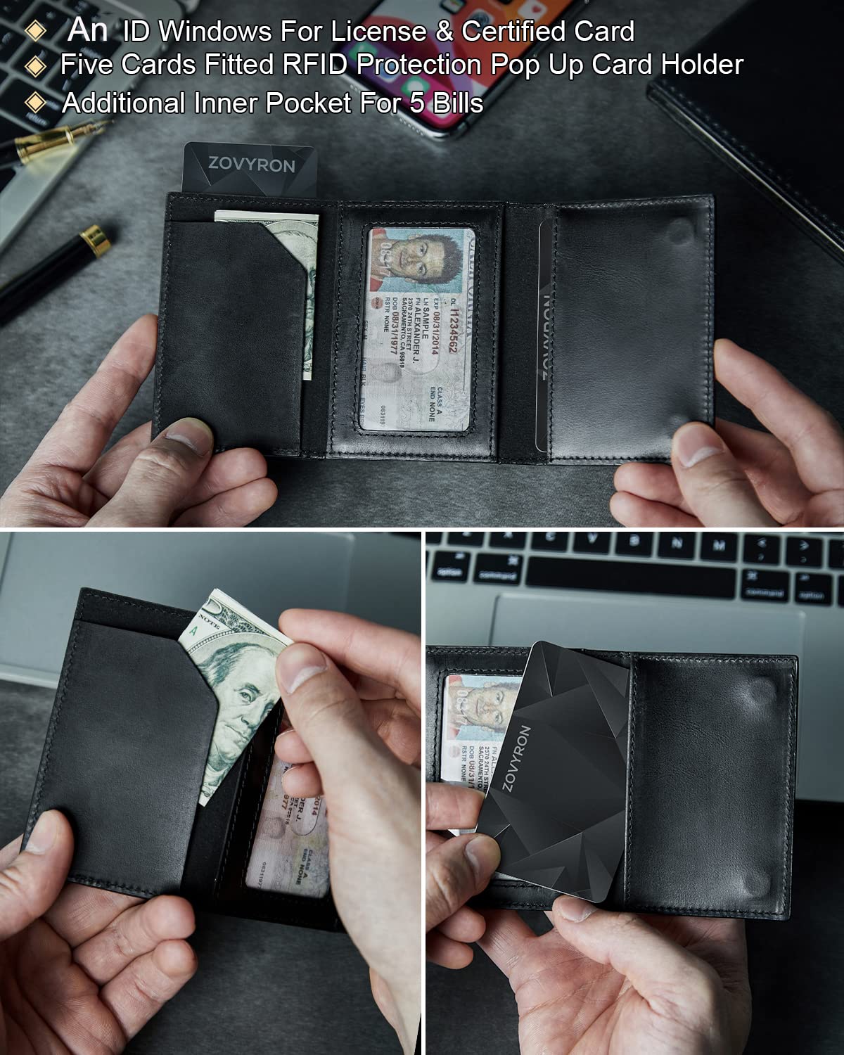 Smart Wallet mit Airtag-Halter