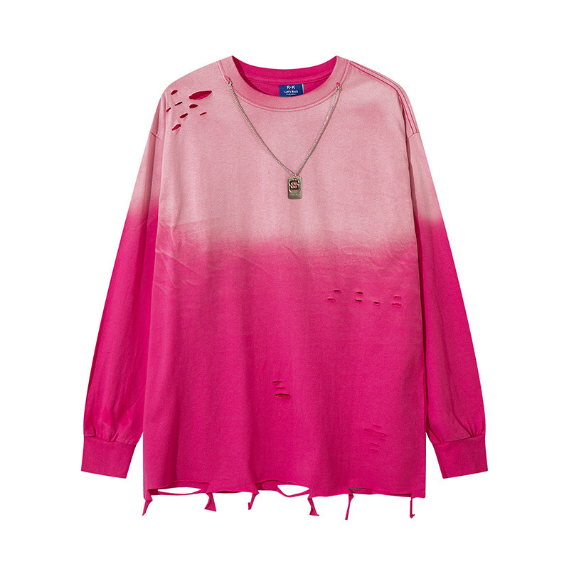 Langarm-Shirt mit Farbverlauf | LuxeStyle