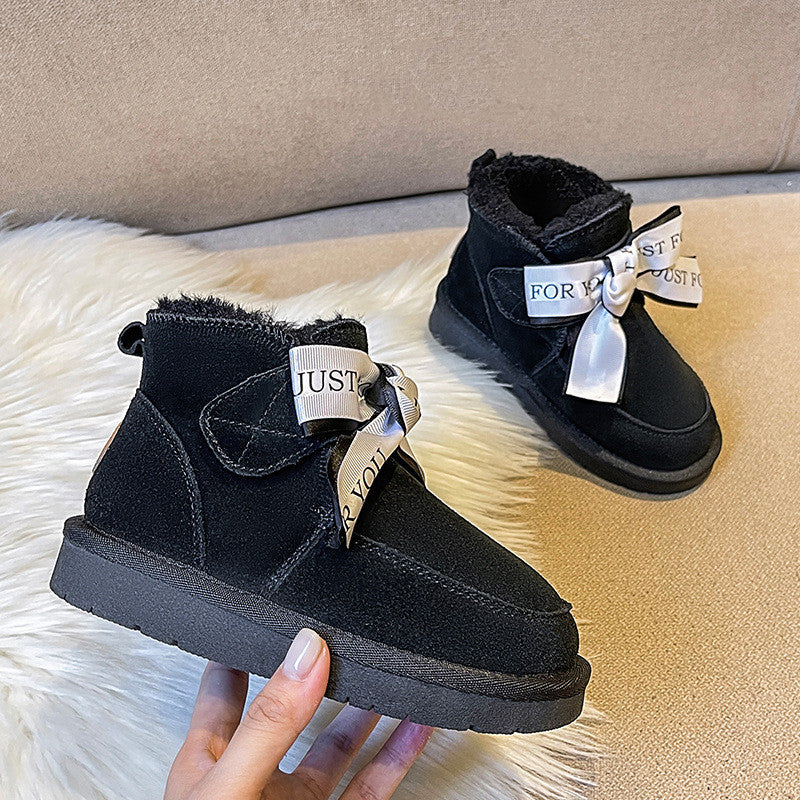 Warme Leder-Winterstiefel für Kinder – Bild 8 | LuxeStyle