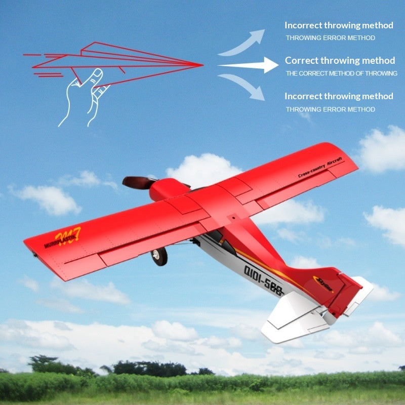 RC-Schaumstoffflugzeug mit Beleuchtung