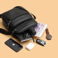 Leder Business Aktentasche Ein-Schulter 21×17×9 cm | LuxeStyle