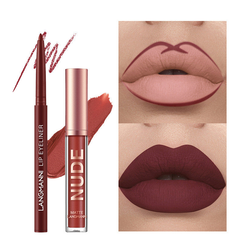 Lippenstift & Lipliner Set – 12 Farben