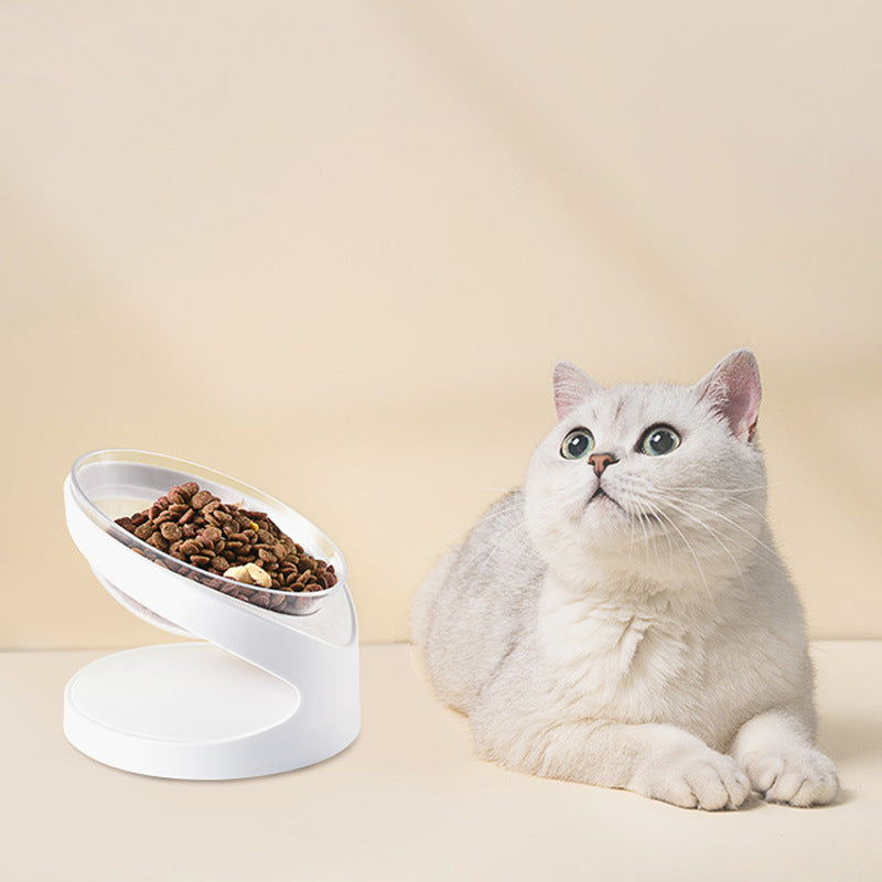 Transparente Katzen- und Hundeschüssel mit Halsstütze | LuxeStyle