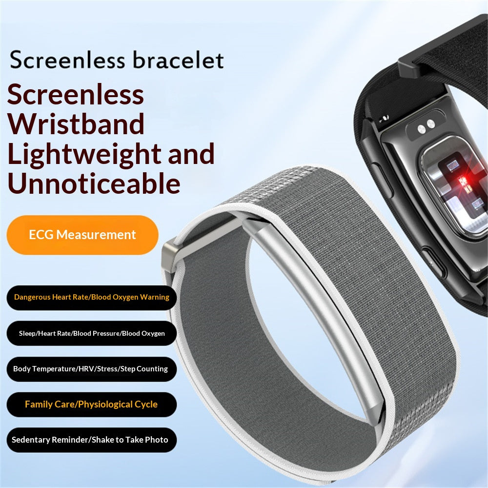 Armband EKG, Herzfrequenz, Blutsauerstoff, Temperatur