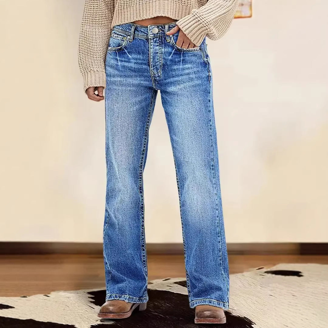 High-Waist Vintage Jeans für Damen