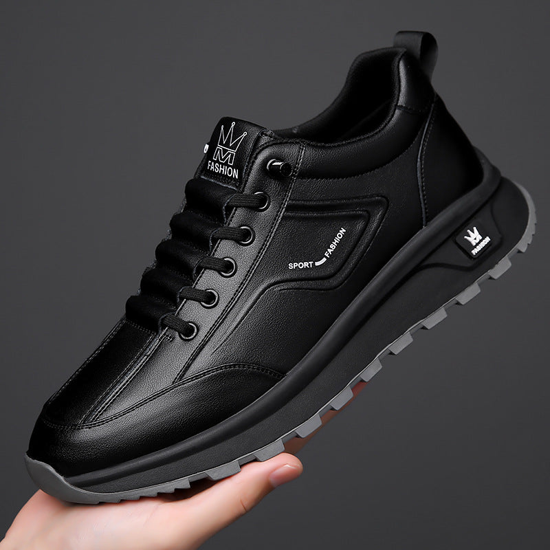 Sportliche Leder-Freizeitschuhe für Herren – Bild 3 | LuxeStyle