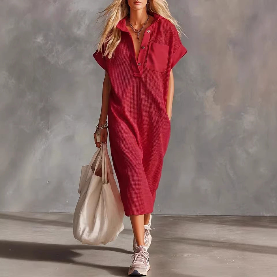 Elegantes Kurzarm-Kleid